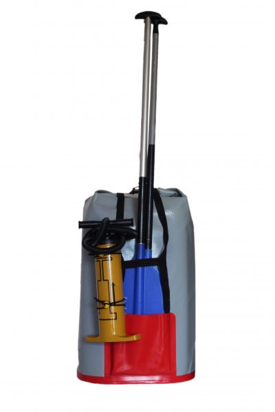 Vodotěsný vak V 30x49x100/2 s kapsou na pádlo a pumpu